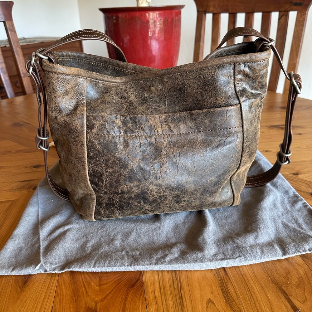 Rough & Tumble Custom E+W Hartley Dingo Leather Bag, Crossbody + Shoulder Strap